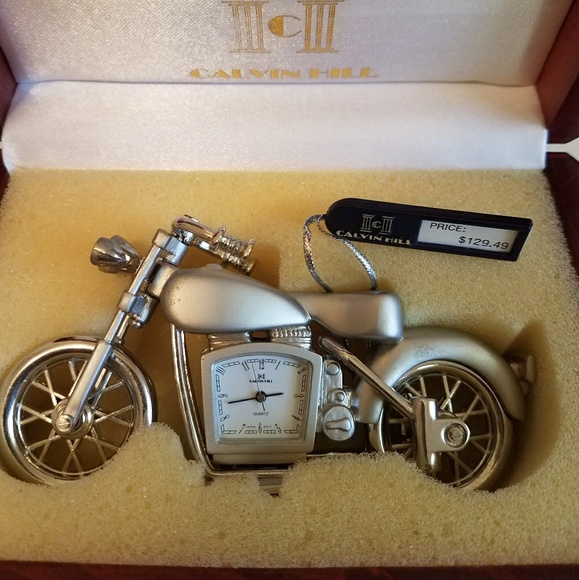 Calvin Hill Motorcycle Dresser/Desk Watch. - Picture 2 of 5